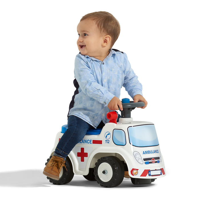 Ambulans Ride-On Vit Falk